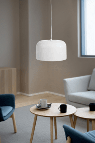 Urban Ø25 Blanco Lámpas de techo De Airam - Col&oacute;calo encima de la mesa del comedor o en la sala de estar.