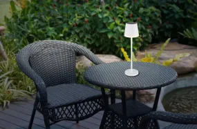 Bordslampa LED Blanco lámpara solar De Globo Lighting - Den diskreta designen sm&auml;lter in i alla milj&ouml;er och med IP44-klassning &auml;r den t&aring;lig mot v&auml;der och vind.