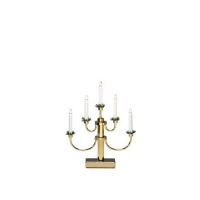 Candelabra 5 Lights Latón De Konstsmide - Su elegante dise&ntilde;o permite colocarlo f&aacute;cilmente en una ventana, sobre un escritorio o como un detalle encantador sobre una mesa.