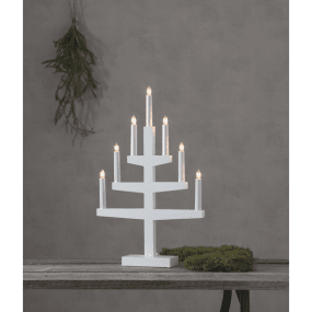 Trapp Blanco De Star Trading - El candelabro tiene una longitud de cable de 180 cm.