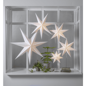 Sensy Ø52 Blanco De Star Trading - Las estrellas en la base en color plata cl&aacute;sico.