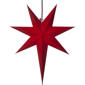 Rozen 65cm ROJO De Star Trading - Estrella de papel roja, 65 cm de alto.