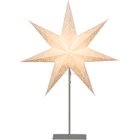 Sensy Ø52 Blanco De Star Trading - Las estrellas en la base en color plata cl&aacute;sico.