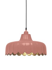 Wells Ø45 rosa oscuro De PR Home - La l&aacute;mpara de techo met&aacute;lica Wells aporta un toque fresco y rom&aacute;ntico a tu hogar.