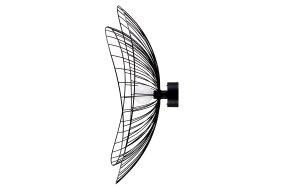 Ray Ø85 Negro lámpara de pared De Globen Lighting - La lámpara se puede montar tanto en el techo como en la pared, lo que la hace versátil.