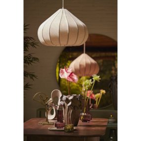 Zubeda Ø60 Marrón Lámpas de techo De Light & Living - Su forma suave y orgánica crea un ambiente cálido y se integra a la perfección tanto en ambientes modernos como rústicos.