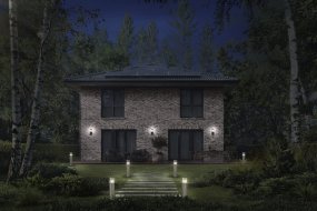 Ebro Gris oscuro lámpara de exterior De Ledvance - Ebro es una l&aacute;mpara de fachada elegante y robusta que a&ntilde;ade funcionalidad y elegancia a su entrada.