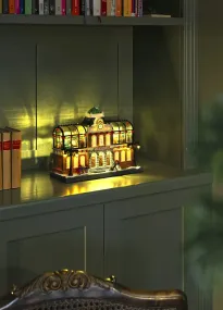 Decoración Navideña Mecánica Con Estación De Tren 25cm Multicolor De Konstsmide - Gran estaci&oacute;n de tren con figuras en movimiento, 15 luces LED de color blanco c&aacute;lido y m&uacute;sica navide&ntilde;a integrada que da vida a tu pueblo navide&ntilde;o.