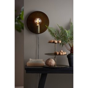 Disc Ø30 Bronce lámpara de pared De Light & Living - 