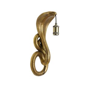 Snake 52cm Bronce lámpara de pared De Light & Living - 