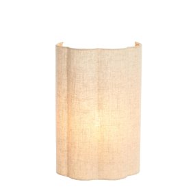Fringe 40cm Beige lámpara de pared De Light & Living - 
