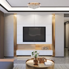 Hanna Ø55 Oro plafón De Searchlight - La lujosa lámpara se encuentra cerca del techo y cuenta con ocho fuentes de luz rodeadas de adornos y esferas de cristal decadentes.