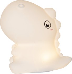 Dinosaur Blanco lámpara infantil De Star Trading - La batería se carga en aproximadamente 2,5 a 3 horas y proporciona entre 9 y 10 horas de luz.