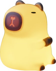 Capybara Blanco lámpara infantil De Star Trading - En el modo de luz de color, la l&aacute;mpara pasa autom&aacute;ticamente al modo de espera despu&eacute;s de 30 minutos.