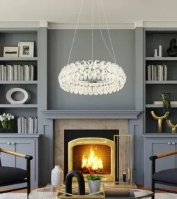 Diann Ø60 Cromo Lámpas de techo De Globo Lighting - Med en diameter p&aring; 60 cm och en imponerande ljusstyrka p&aring; 4460 lumen ger den en kraftfull och j&auml;mn belysning.