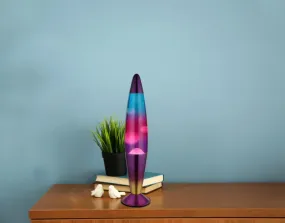 Etna Multicolor lámpara infantil De Globo Lighting - Etna &auml;r en fascinerande lavalampa med klar v&auml;tska och vitt vax som sm&auml;lter l&aring;ngsamt och skapar hypnotiska ljuseffekter.