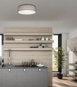 Sanna Ø40 Antracita plafón De Globo Lighting - Den stilrena plafonden&nbsp;Sanna passar perfekt in i olika inredningsstilar.