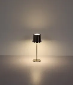 Vancouver 28cm Níquel portátil De Globo Lighting - El tiempo de carga es de aproximadamente 4 horas, con una duración de luz de hasta 6 horas.