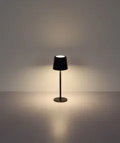 Vancouver 28cm Negro portátil De Globo Lighting - El tiempo de carga es de aproximadamente 4 horas, con una duración de luz de hasta 6 horas.