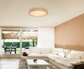Rainer Ø60 Naturaleza plafón De Globo Lighting - Lampan har &auml;ven en f&auml;rgv&auml;xlingsfunktion med m&ouml;jlighet att fixera en vald f&auml;rg, vilket g&ouml;r den b&aring;de flexibel och funktionell.