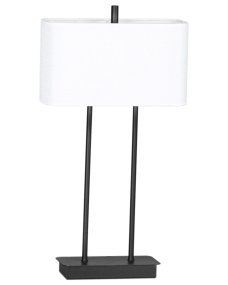 Luton 56cm Negro De By Rydéns - La l&aacute;mpara de mesa Luton, con su distintiva forma de T, se integra armoniosamente en cualquier decoraci&oacute;n, independientemente de la habitaci&oacute;n.