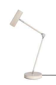 Hubble Read 45cm Beige lámpara de escritorio De Globen Lighting - La lámpara está fabricada en acero/aluminio lacado mate y cuenta con un cable textil de 200 cm con interruptor y enchufe.