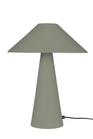 Cannes 40cm Verde musgo lámpara de mesa De Globen Lighting - Cannes se basa en un equilibrio de formas geom&eacute;tricas en un dise&ntilde;o minimalista y elegante que se adapta a diversos ambientes.