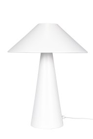 Cannes 40cm Blanco lámpara de mesa De Globen Lighting - Cannes se basa en un equilibrio de formas geom&eacute;tricas con un dise&ntilde;o minimalista y elegante que se adapta a diversos ambientes.