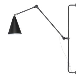 Yukon 78cm Negro mate De By Rydéns - El diseño puntiagudo también se destaca y le ofrece una fuente de luz en la habitación que se destaca y crea un lenguaje de diseño moderno.