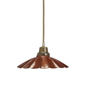 Ester Ø24 Terracota lámpara de ventana De PR Home - L&aacute;mpara de ventana Ester realizada en metal con acabado esmaltado imitando m&aacute;rmol.