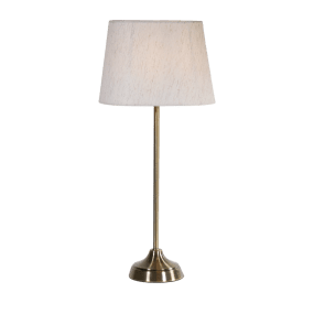 Henrik 52cm Latón antiguo lámpara de mesa De Lampan - Henrik queda igual de bien en una mesa auxiliar del sal&oacute;n, un escritorio o una mesita de noche, y se integra f&aacute;cilmente con diversos estilos de decoraci&oacute;n.