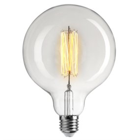 E27 Globo 2W 2200K Regulable Transparente De Unison - El diseño clásico y el filamento en espiral de la fuente de luz la hacen ideal para luminarias abiertas e instalaciones decorativas donde tanto la estética como la calidad de la luz son primordiales.
