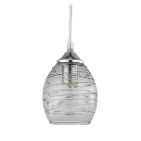 Tellus Ø10 Color humo lámpara de ventana De Oriva - Esta elegante l&aacute;mpara de ventana de vidrio agrega un toque fresco y moderno a su hogar.