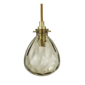 Diamant Ø10 Color humo lámpara de ventana De Oriva - Esta elegante lámpara de ventana con cúpula de vidrio ahumado soplado a mano le da a su ventana un estilo lujoso y sofisticado.