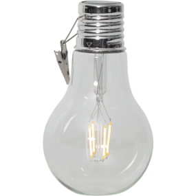 Fille Transparente lámpara solar De Star Trading - La l&aacute;mpara se carga durante el d&iacute;a con la luz solar y se enciende autom&aacute;ticamente por la noche.