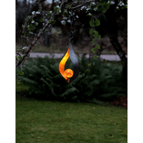 Melilla Negro lámpara solar De Star Trading - 