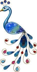 Peacock De múltiples fines lámpara solar De Star Trading - 