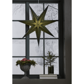 Holly Ø75 Verde De Star Trading - Cu&eacute;lgala en la ventana o ap&oacute;yala contra la pared para crear el ambiente navide&ntilde;o perfecto.