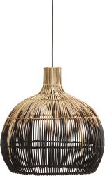 Martha Ø38 Naturaleza Lámpas de techo De PR Home - Viene con soporte de cable E27 negro, 1,2 m con copa de techo.