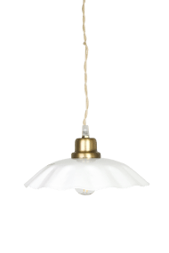 Diana Ø23 Blanco Lámpas de techo De Strömshaga - Diana es ideal para colgar sobre una mesa de cocina, junto a una ventana o en un dormitorio.