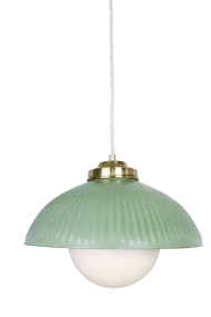 Elliot Ø30 Verde Lámpas de techo De Strömshaga - Una l&aacute;mpara de techo decorativa, ideal, por ejemplo, para colocar sobre una mesa de comedor o de cocina.