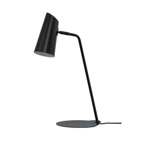 Pallas 55cm Negro lámpara de escritorio De Dyberg Larsen - en el escritorio o en la mesilla de noche, o como un elegante detalle de decoración para una iluminación específica.