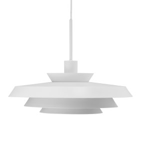 DL44 Ø44 Blanco Lámpas de techo De Dyberg Larsen - Mejore la iluminaci&oacute;n sobre la mesa del comedor, en la cocina, en el pasillo o en cualquier habitaci&oacute;n y disfrute del minimalismo escandinavo y una luz c&aacute;lida y acogedora con la l&aacute;mpara colgante DL44.