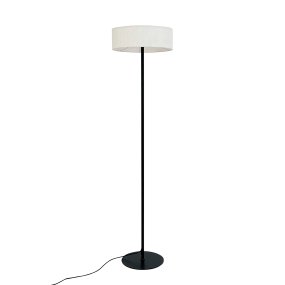 Calix Negro lámpara de pie De Dyberg Larsen - La base robusta y la forma sencilla permiten una fácil colocación en una variedad de entornos, a la vez que proporcionan una iluminación atmosférica y sirven como un elegante elemento de diseño.