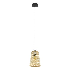 Claverdon Ø18 Madera Lámpas de techo De Eglo - Los caracter&iacute;sticos detalles de madera con nudos y textura le dan a cada producto un car&aacute;cter &uacute;nico y, por lo tanto, pueden variar ligeramente de la imagen.