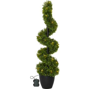 Buxbom 90cm Verde De Star Trading - Cable de conexi&oacute;n verde de 20 cm de largo a la caja de la bater&iacute;a, que funciona con 3 pilas AA, no incluidas.