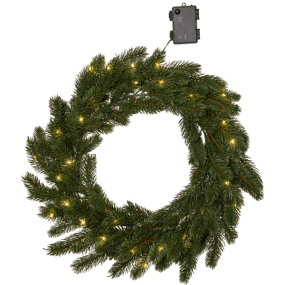 Erna Ø50 Verde De Star Trading - Tiene un diámetro aproximado de 50 cm y está iluminada por 30 LED de color blanco cálido con forma de lágrima.