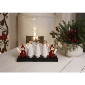 Lucia Choir De múltiples fines De Star Trading - Viene con cable blanco de 1,8 m, interruptor de encendido y enchufe.