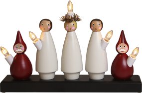 Lucia Choir De múltiples fines De Star Trading - Viene con cable blanco de 1,8 m, interruptor de encendido y enchufe.
