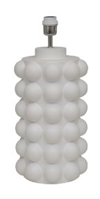Bubbles 50cm Blanco base de lámpara De Hallbergs - Viene con cable, interruptor de encendido y enchufe.